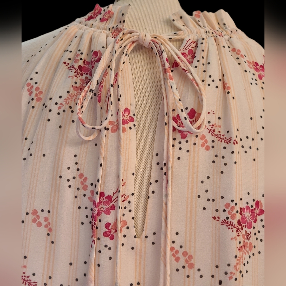 Loft size S white/pink dress - Picture 6 of 10